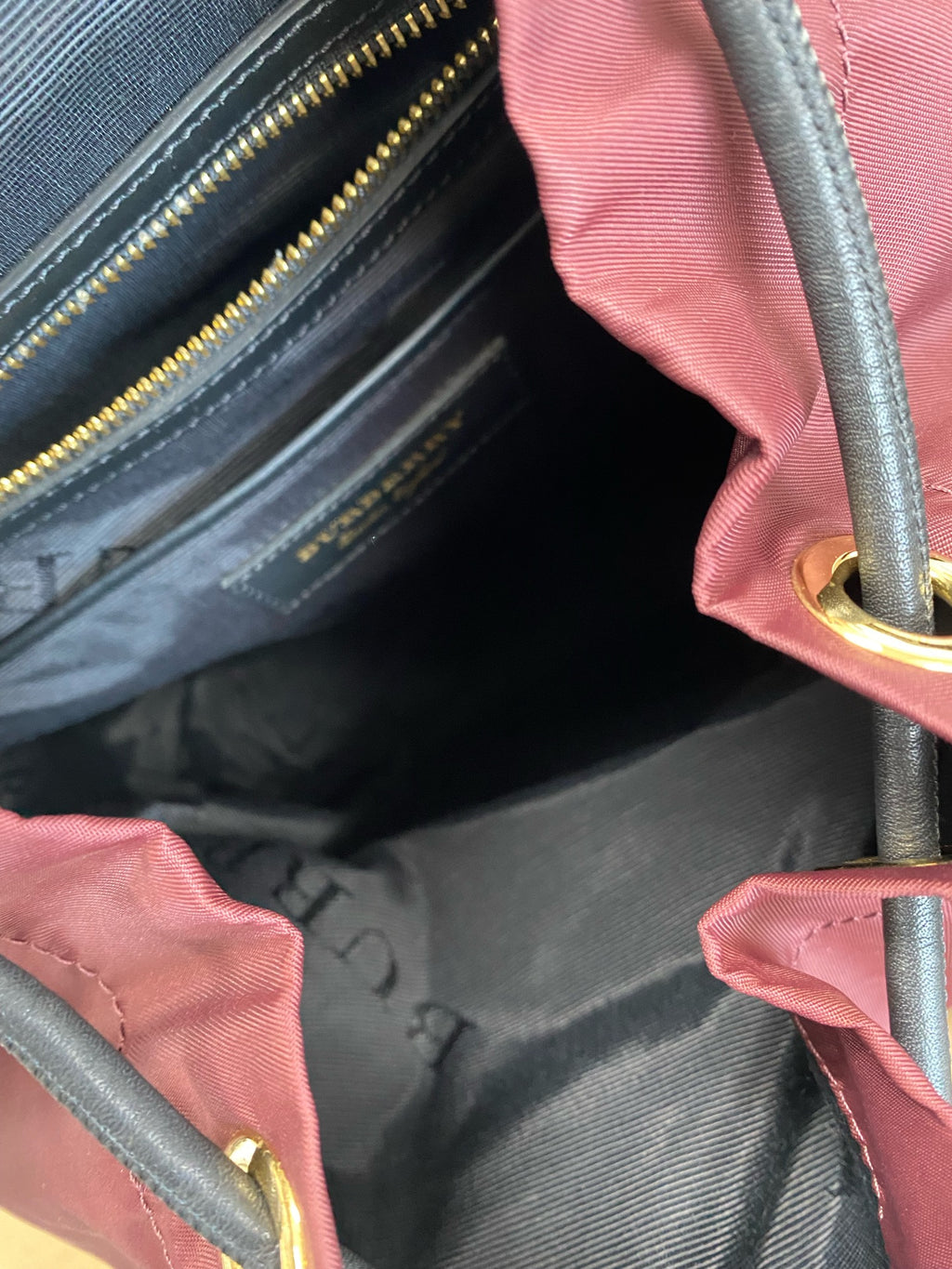 Burberry Cordura Red Backpack 40166211