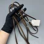 Miu Miu Alcantara Brown Bucket & Drawstring Bag