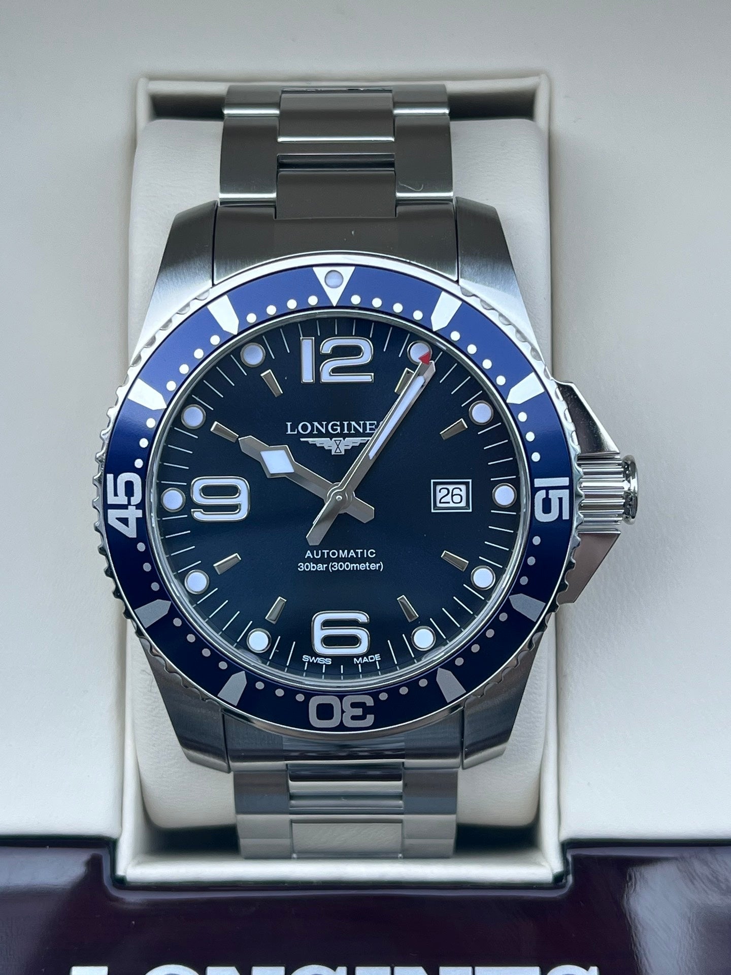 Longines Conquest Diving Series Blue Mechanical watch L3.841.4.96.6