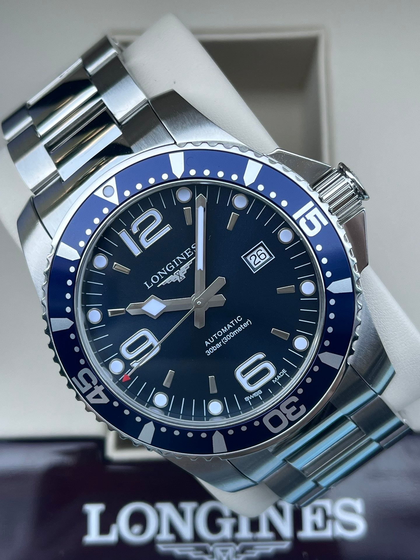 Longines Conquest Diving Series Blue Mechanical watch L3.841.4.96.6