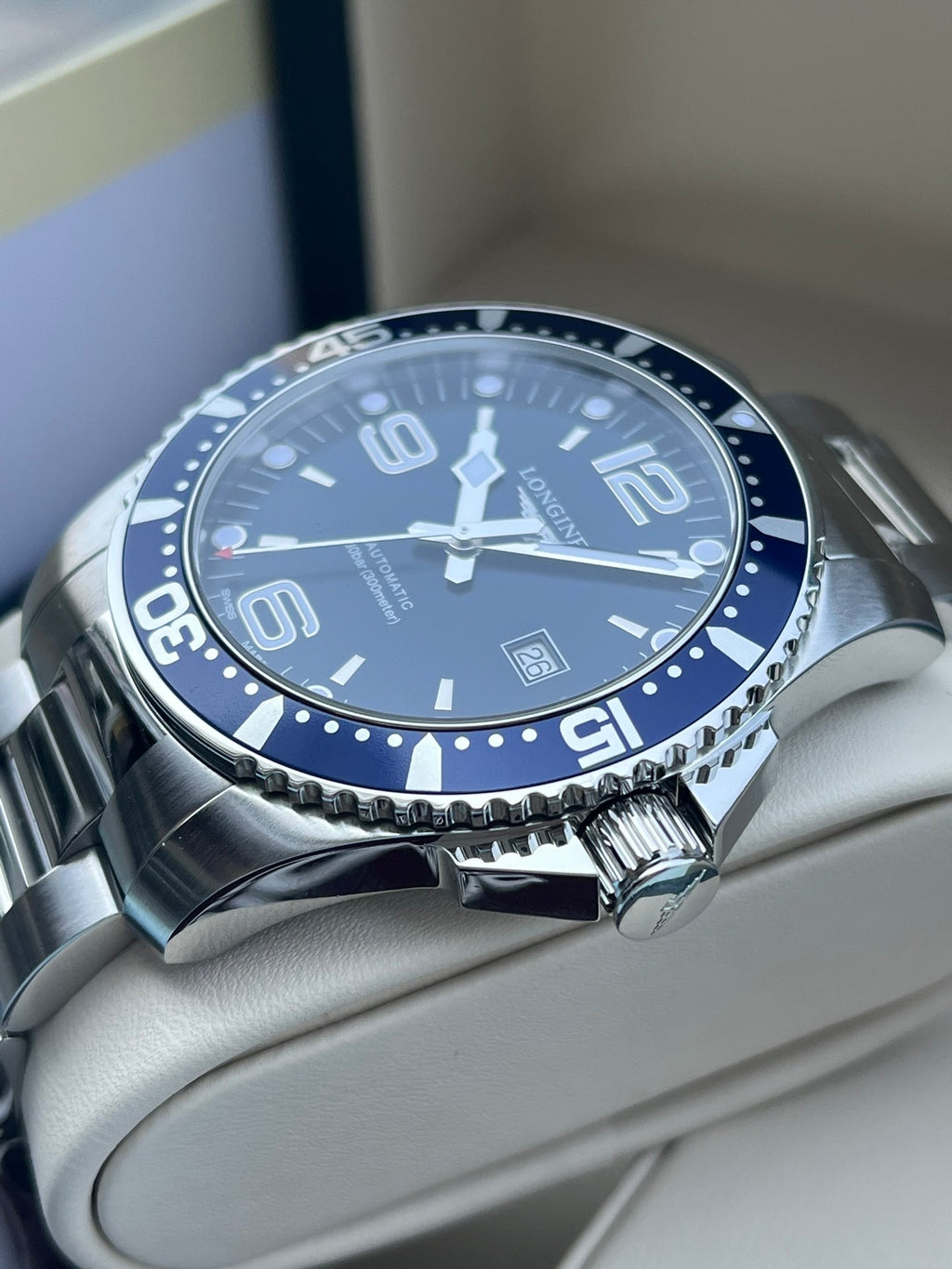 Longines Conquest Diving Series Blue Mechanical watch L3.841.4.96.6