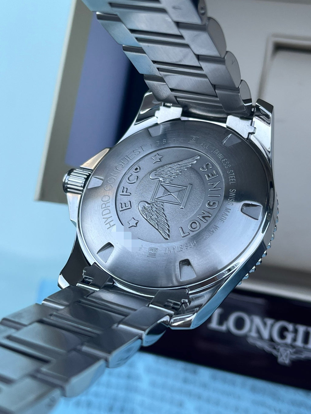 Longines Conquest Diving Series Blue Mechanical watch L3.841.4.96.6