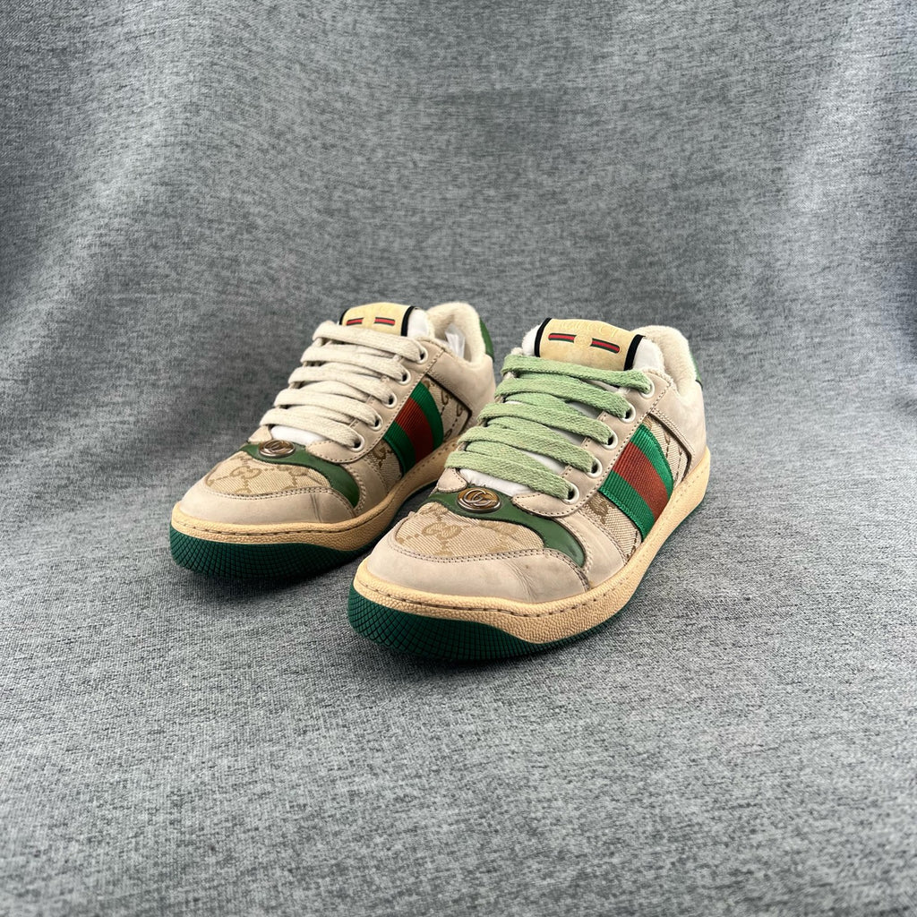 Gucci Leather Green Skate shoes