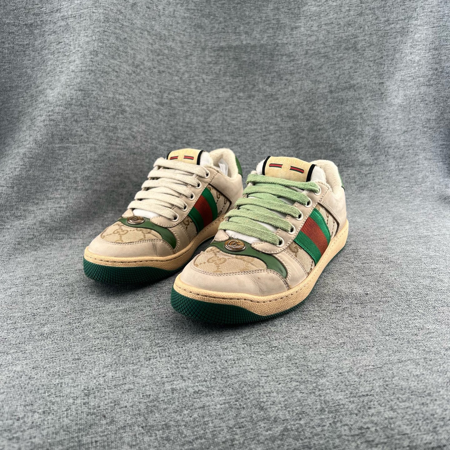 Gucci Leather Green Skate shoes