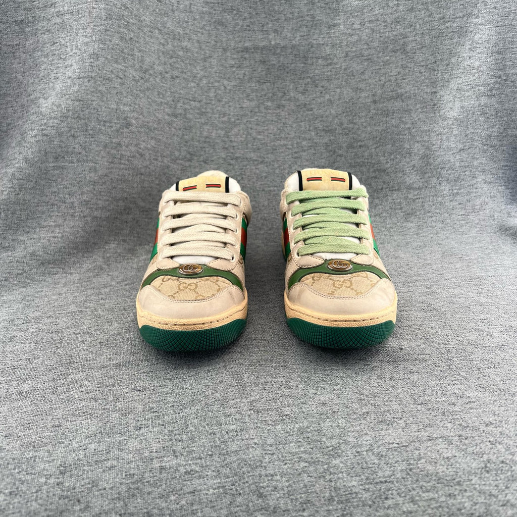Gucci Leather Green Skate shoes