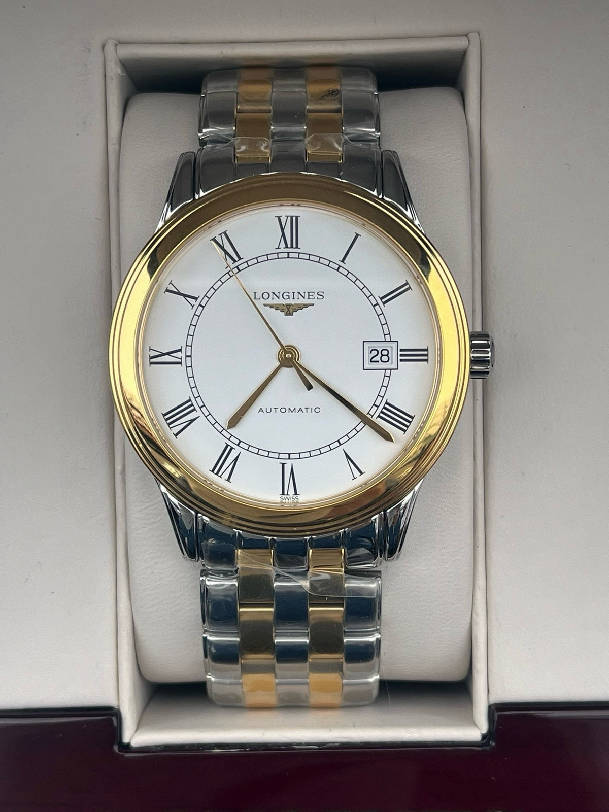 Longines Longines Military Flag Collection White Automatic (self-winding) watch 40.00mm L4.984.3.21.7