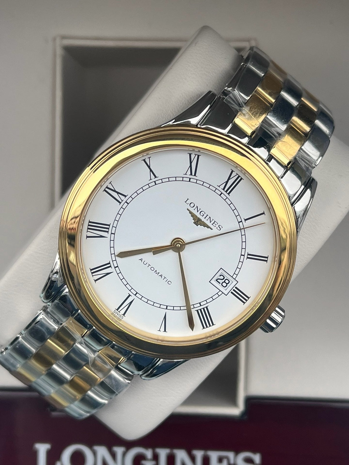 Longines Longines Military Flag Collection White Automatic (self-winding) watch 40.00mm L4.984.3.21.7