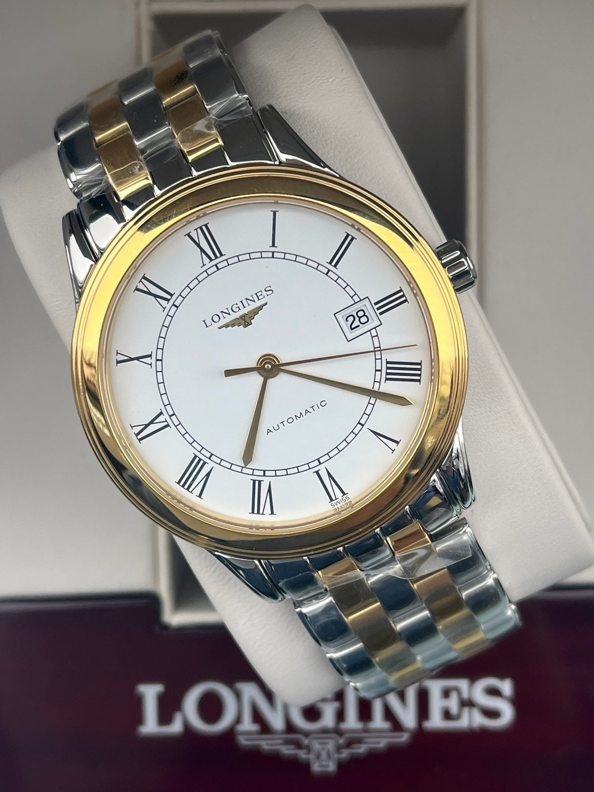 Longines Longines Military Flag Collection White Automatic (self-winding) watch 40.00mm L4.984.3.21.7