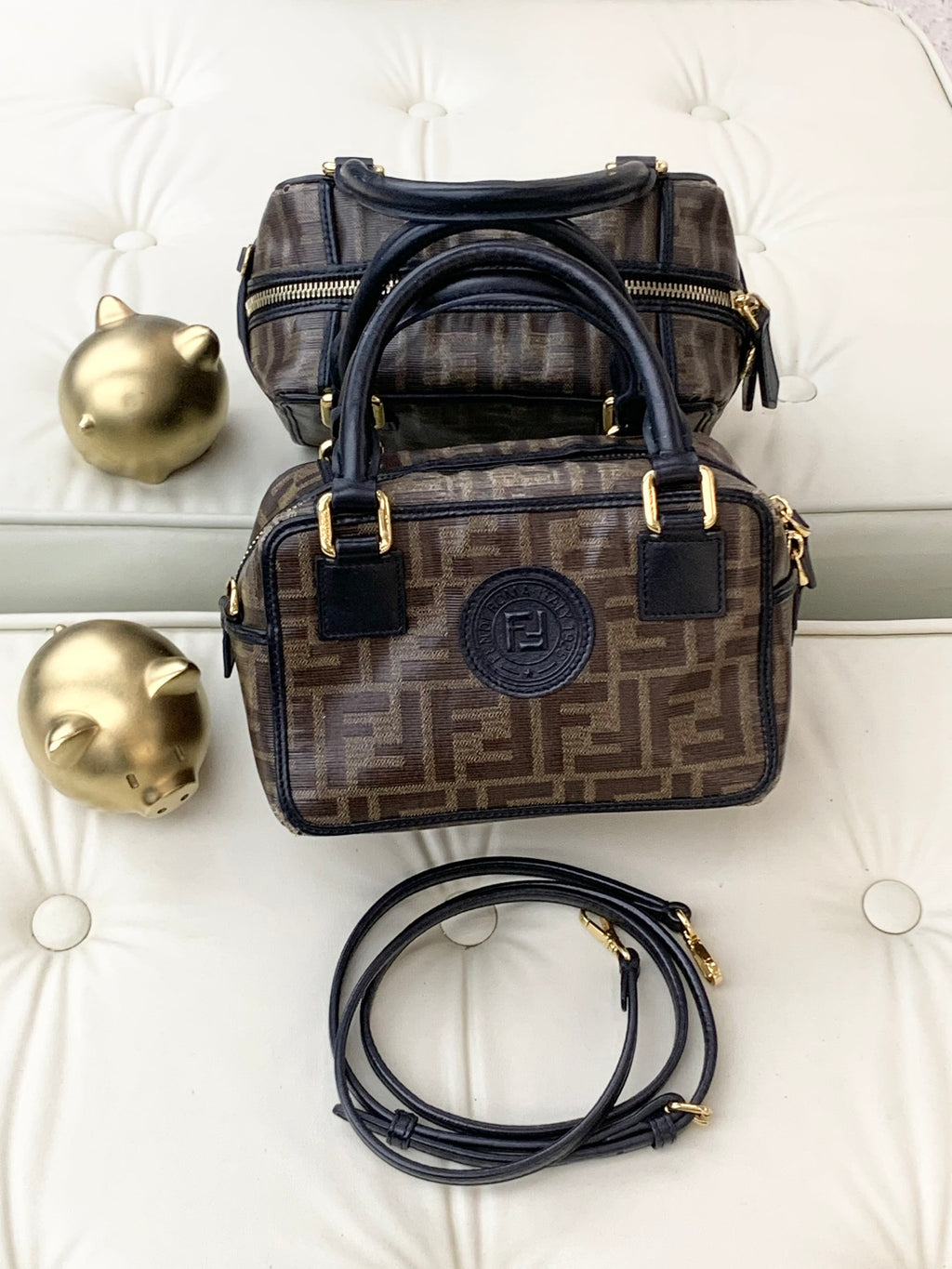 Fendi Brown Satchel 8BS028-A5K4-F15WO