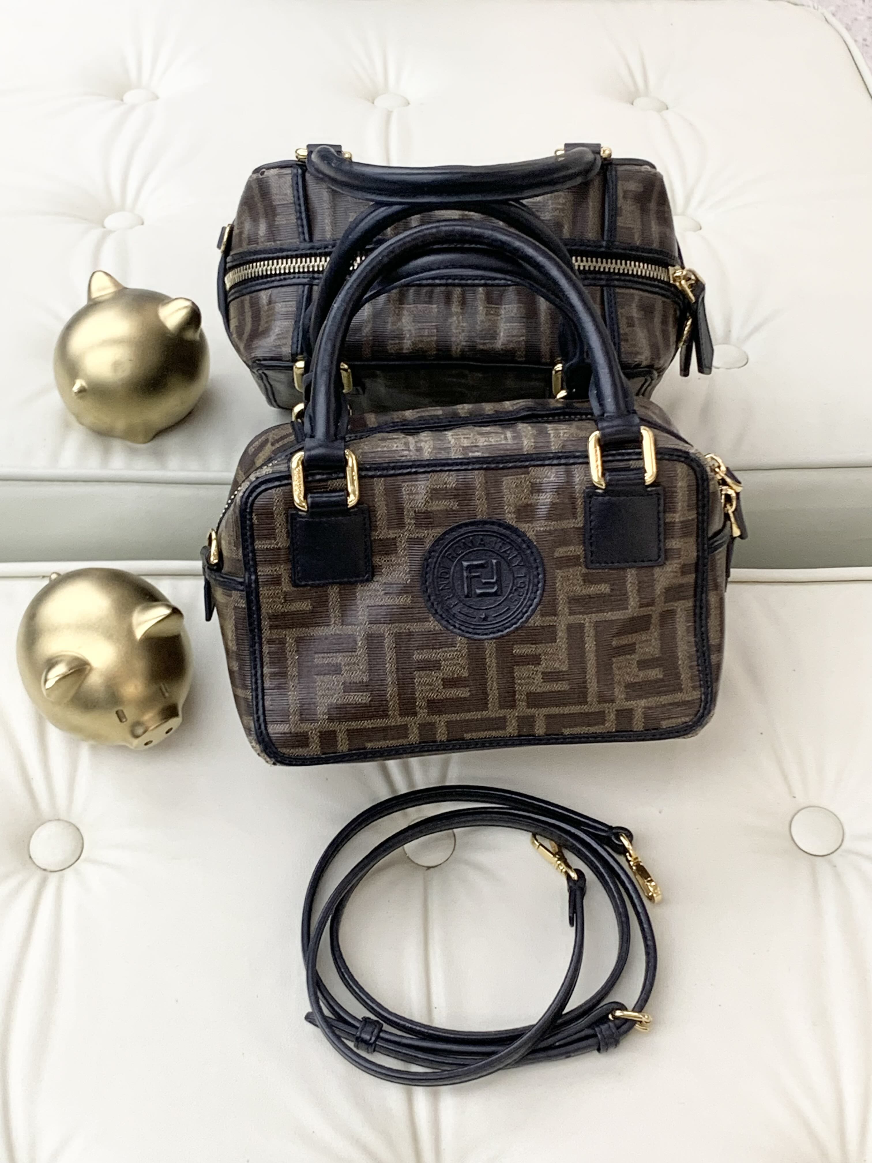 Fendi Brown Satchel 8BS028-A5K4-F15WO