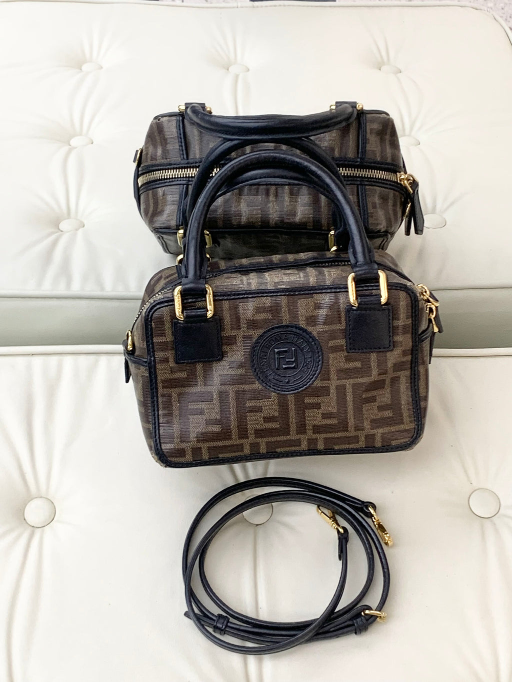 Fendi Brown Satchel 8BS028-A5K4-F15WO