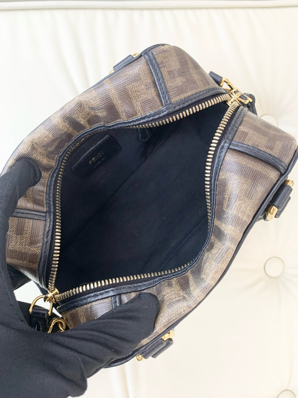 Fendi Brown Satchel 8BS028-A5K4-F15WO