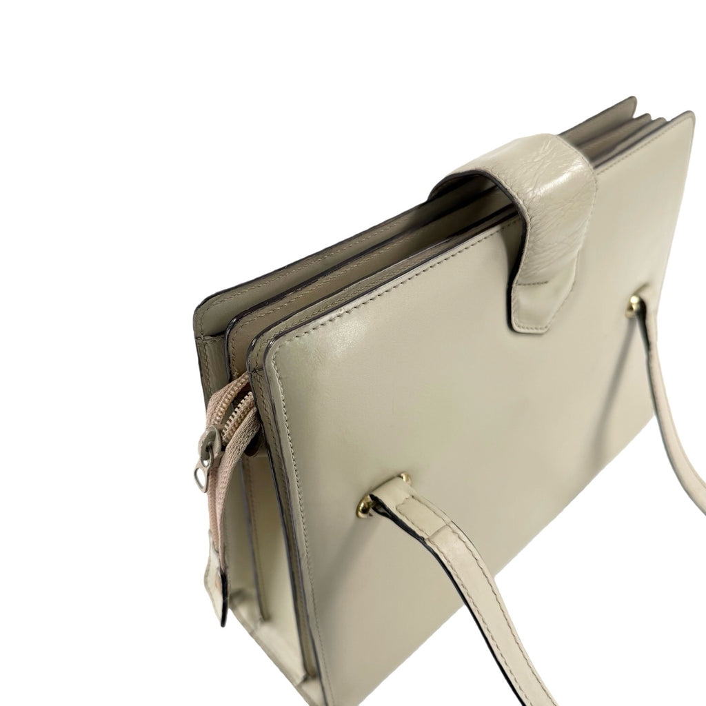 Celine White Shoulder Bag