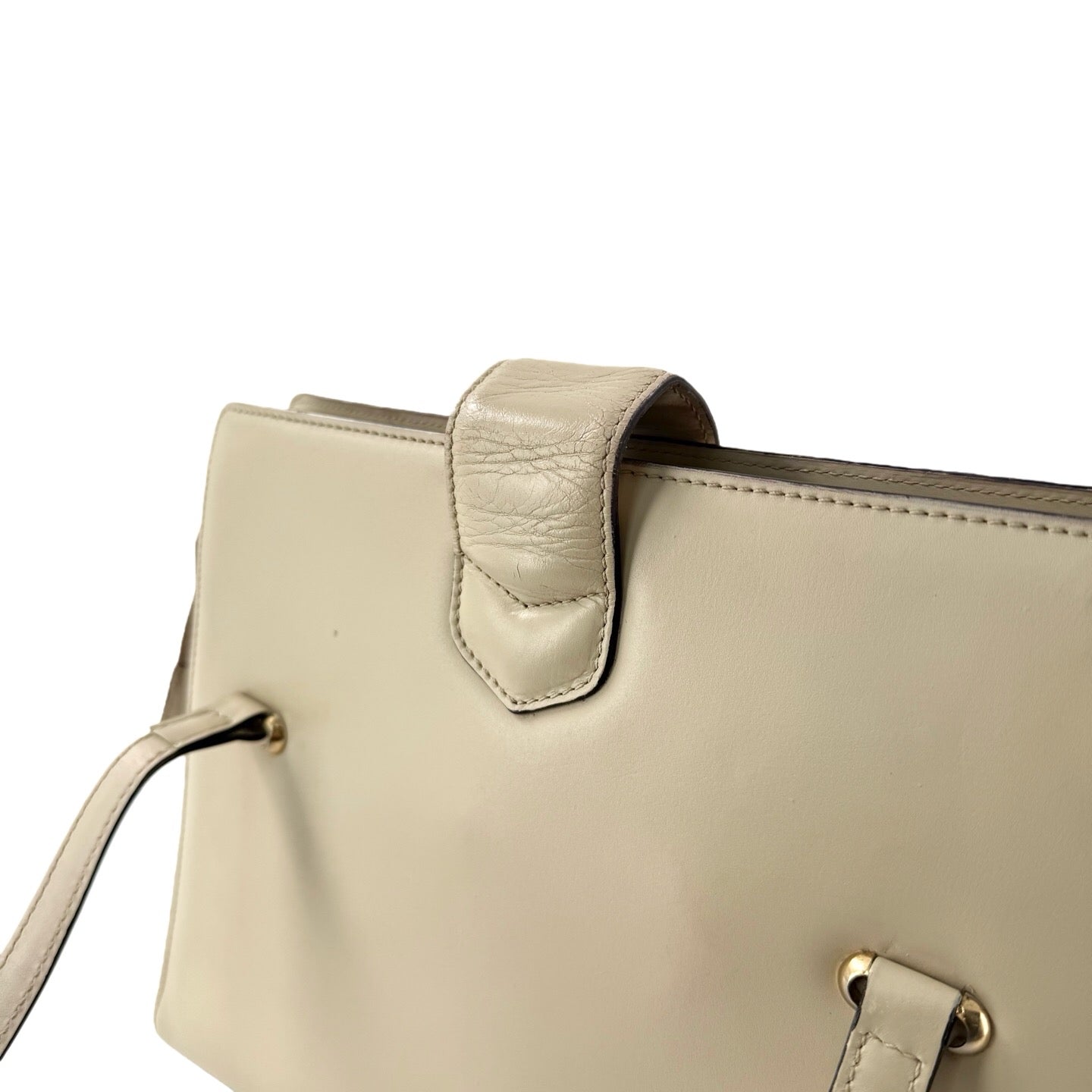 Celine White Shoulder Bag
