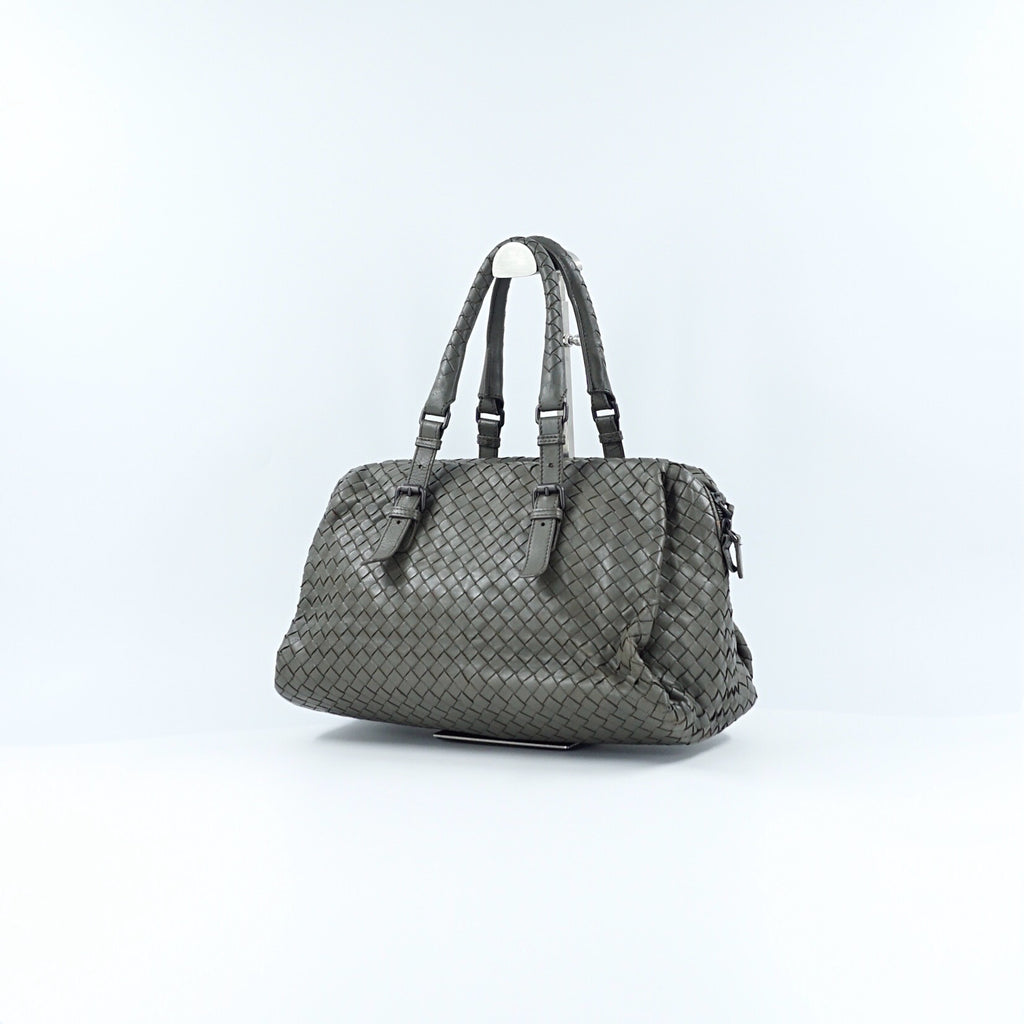Bottega Veneta Gray Satchel