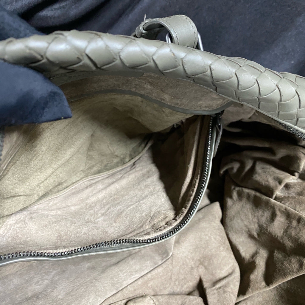 Bottega Veneta Gray Satchel