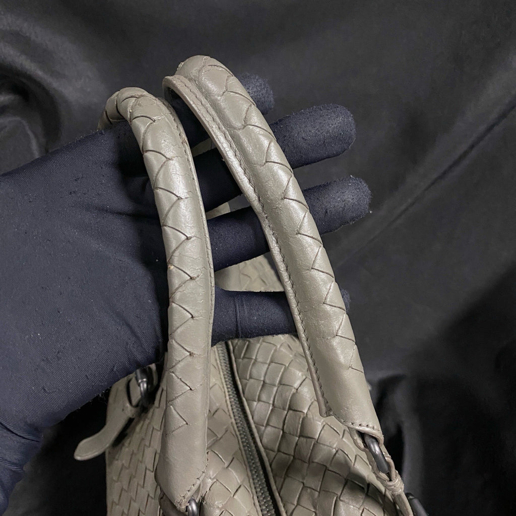 Bottega Veneta Gray Satchel