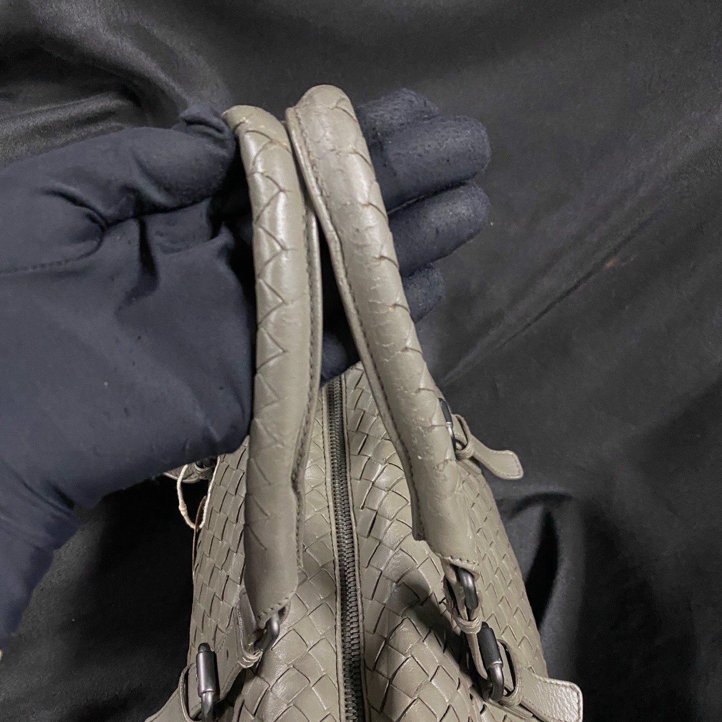 Bottega Veneta Gray Satchel