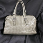 Bottega Veneta Gray Satchel