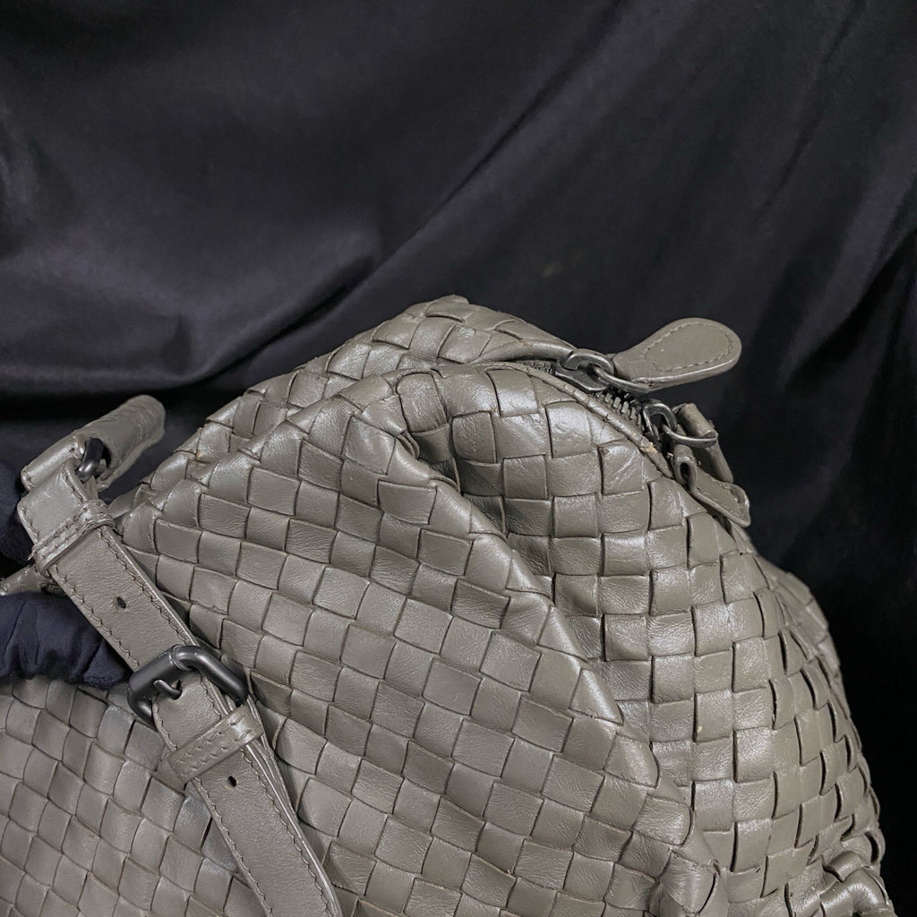 Bottega Veneta Gray Satchel