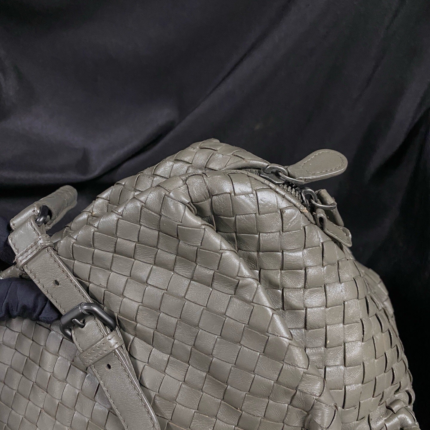 Bottega Veneta Gray Satchel