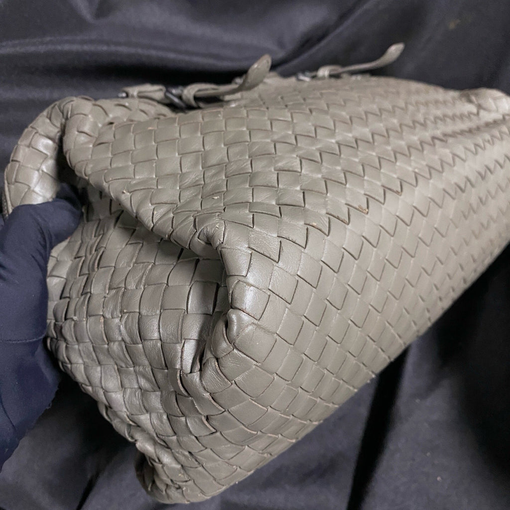 Bottega Veneta Gray Satchel