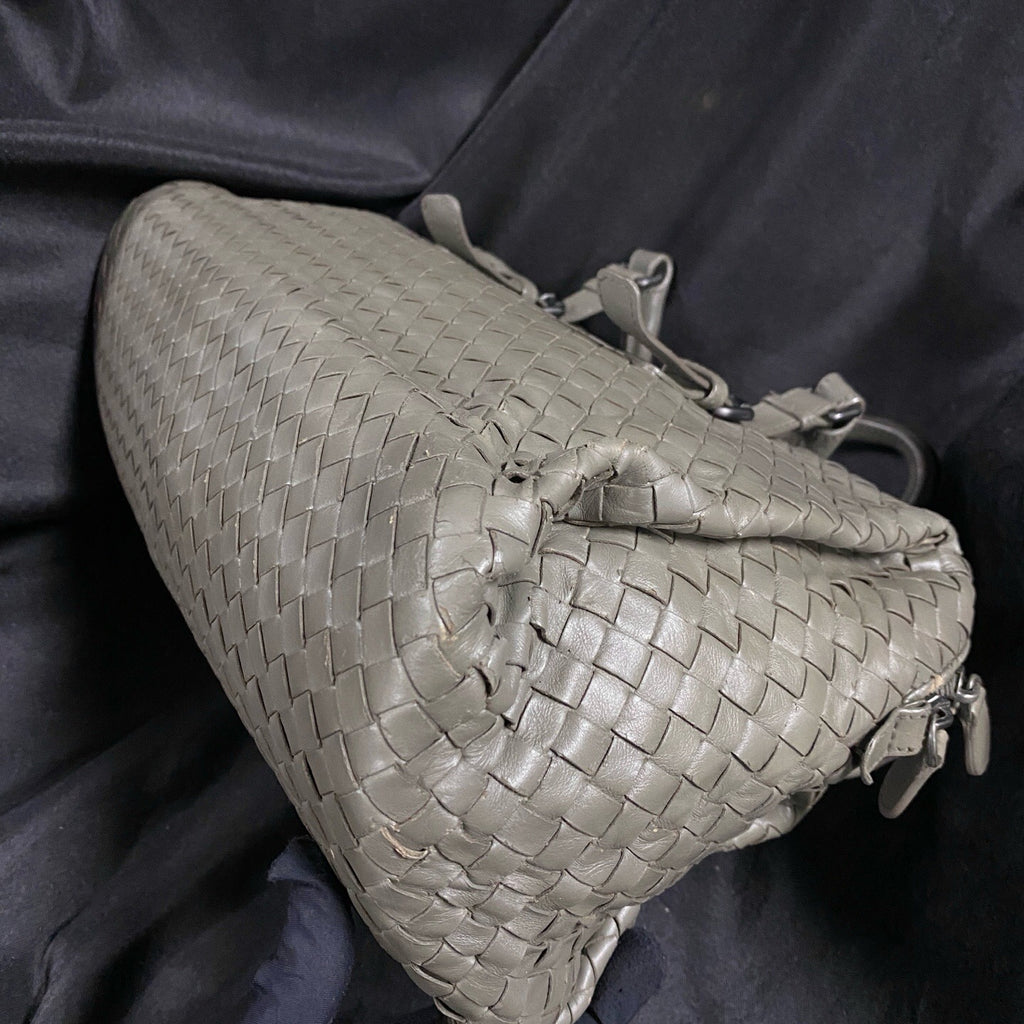 Bottega Veneta Gray Satchel
