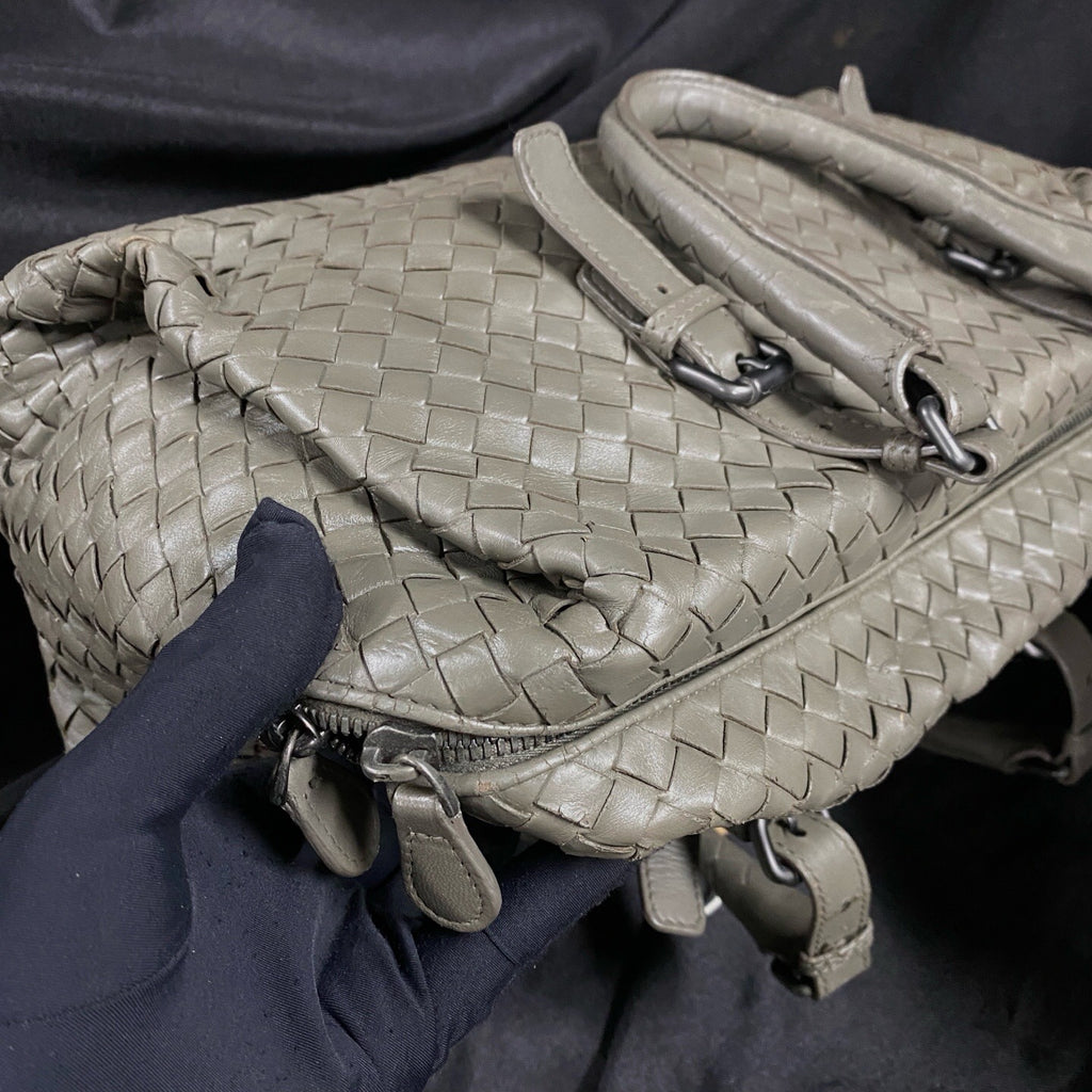Bottega Veneta Gray Satchel