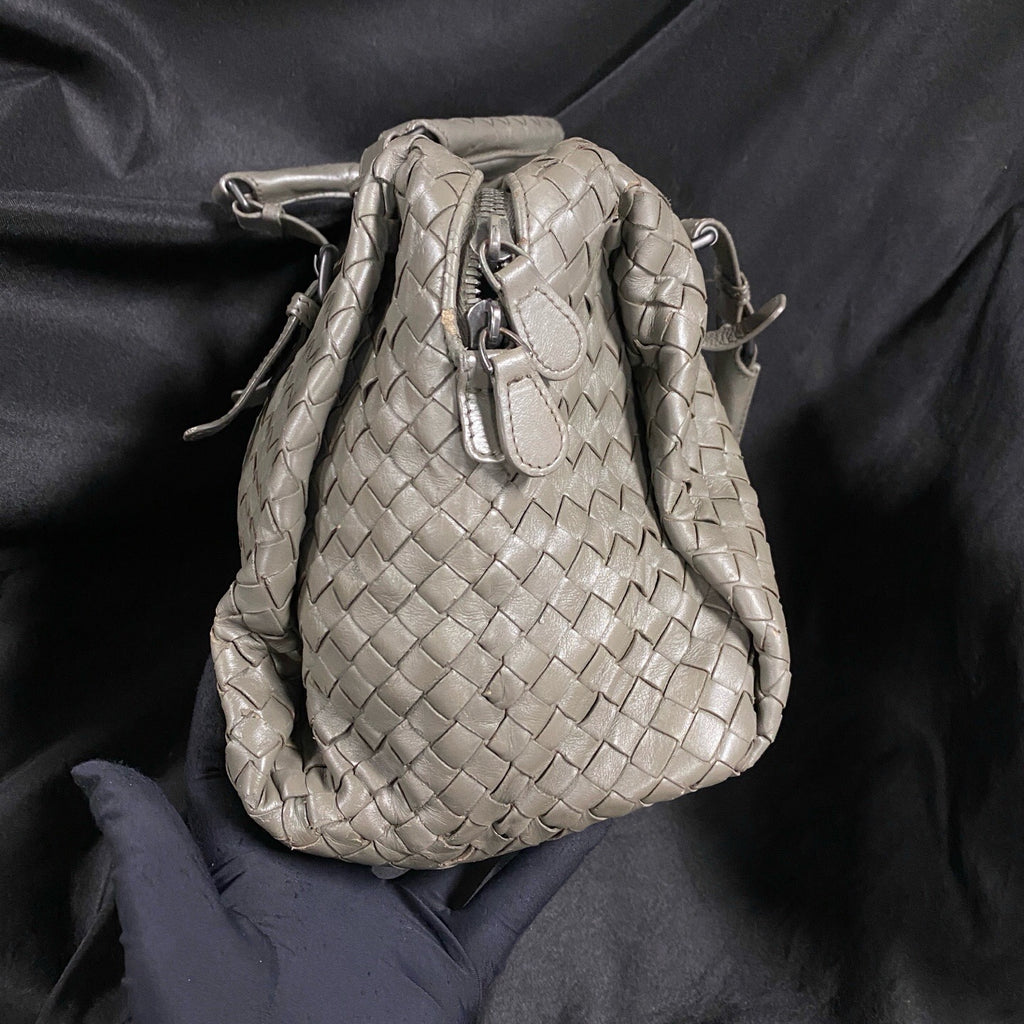 Bottega Veneta Gray Satchel
