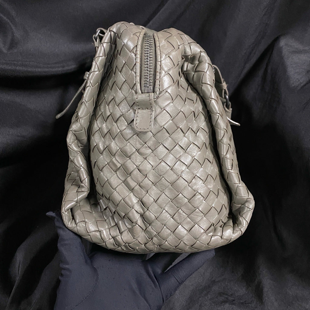 Bottega Veneta Gray Satchel
