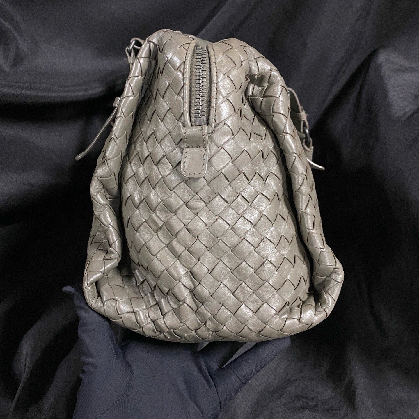 Bottega Veneta Gray Satchel