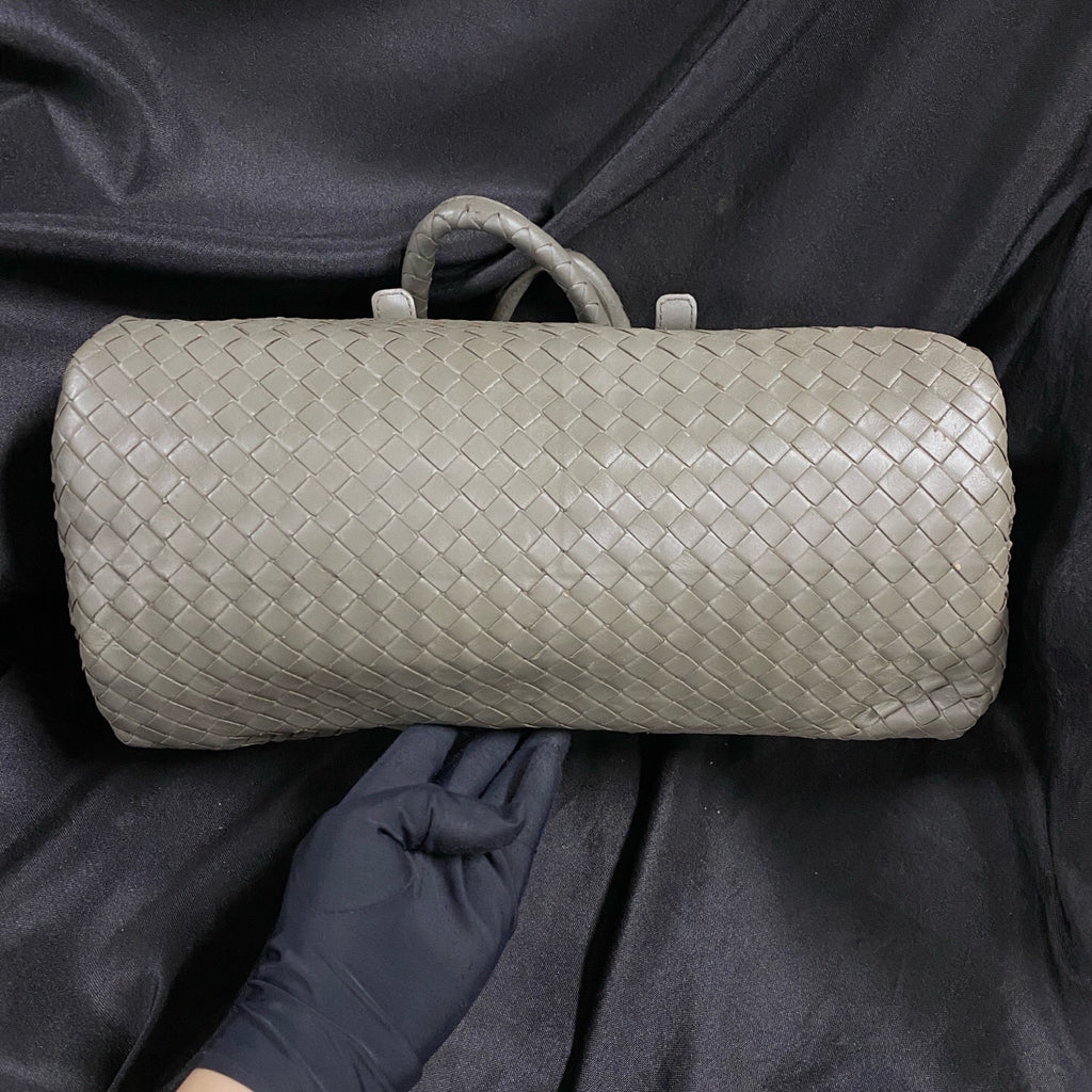 Bottega Veneta Gray Satchel