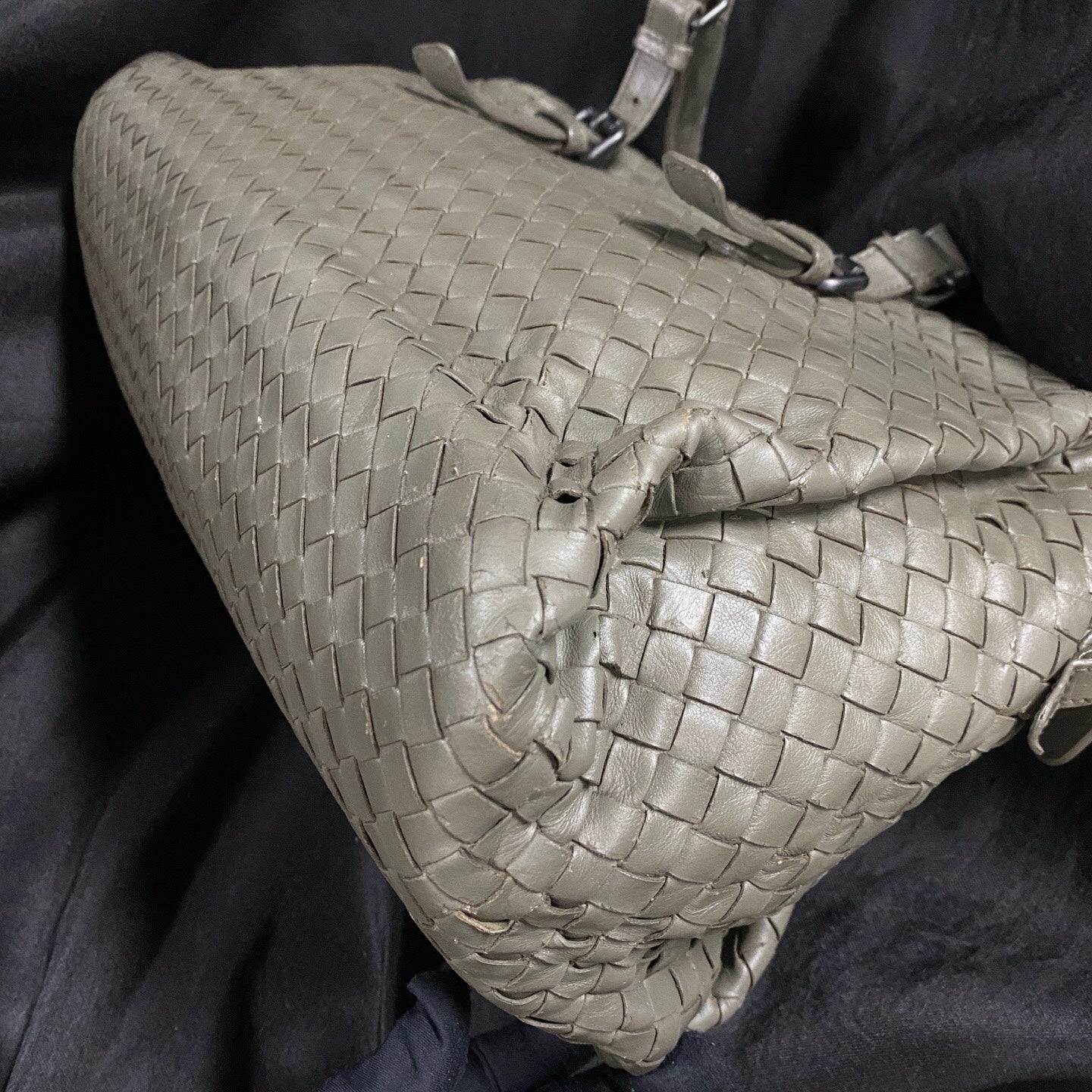 Bottega Veneta Gray Satchel