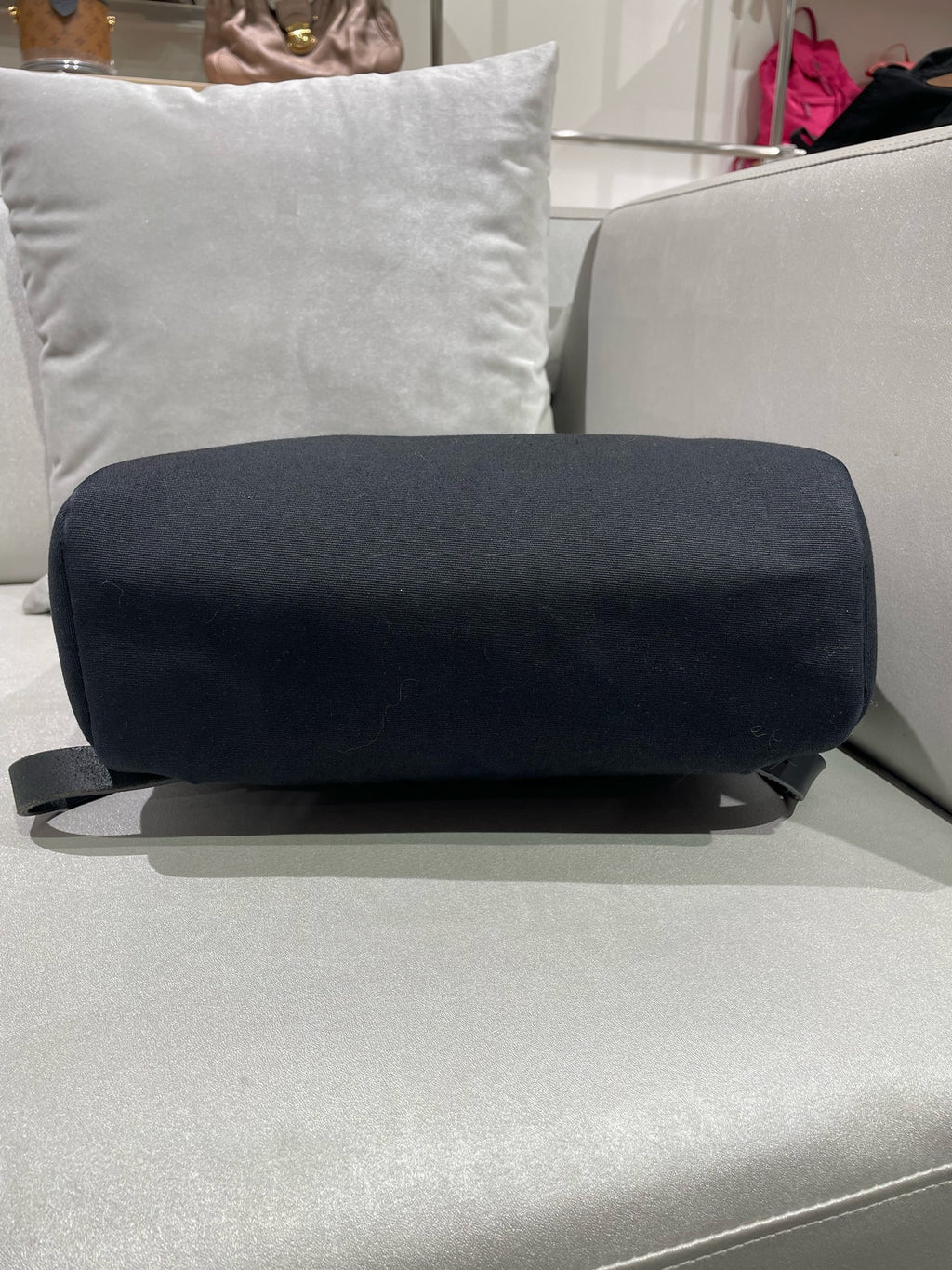 Hermes Canvas Black Backpack