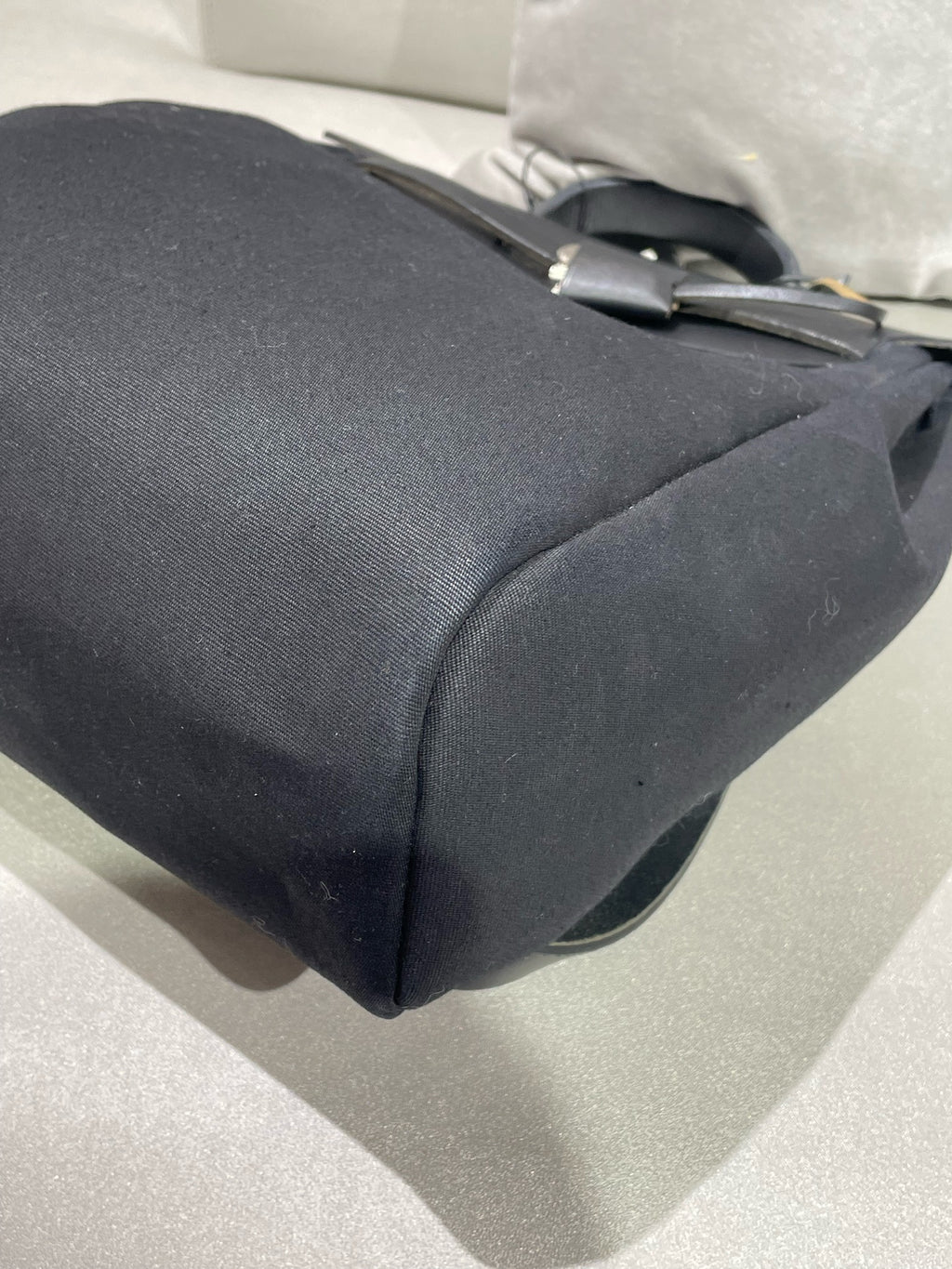 Hermes Canvas Black Backpack