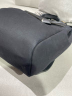 Hermes Canvas Black Backpack