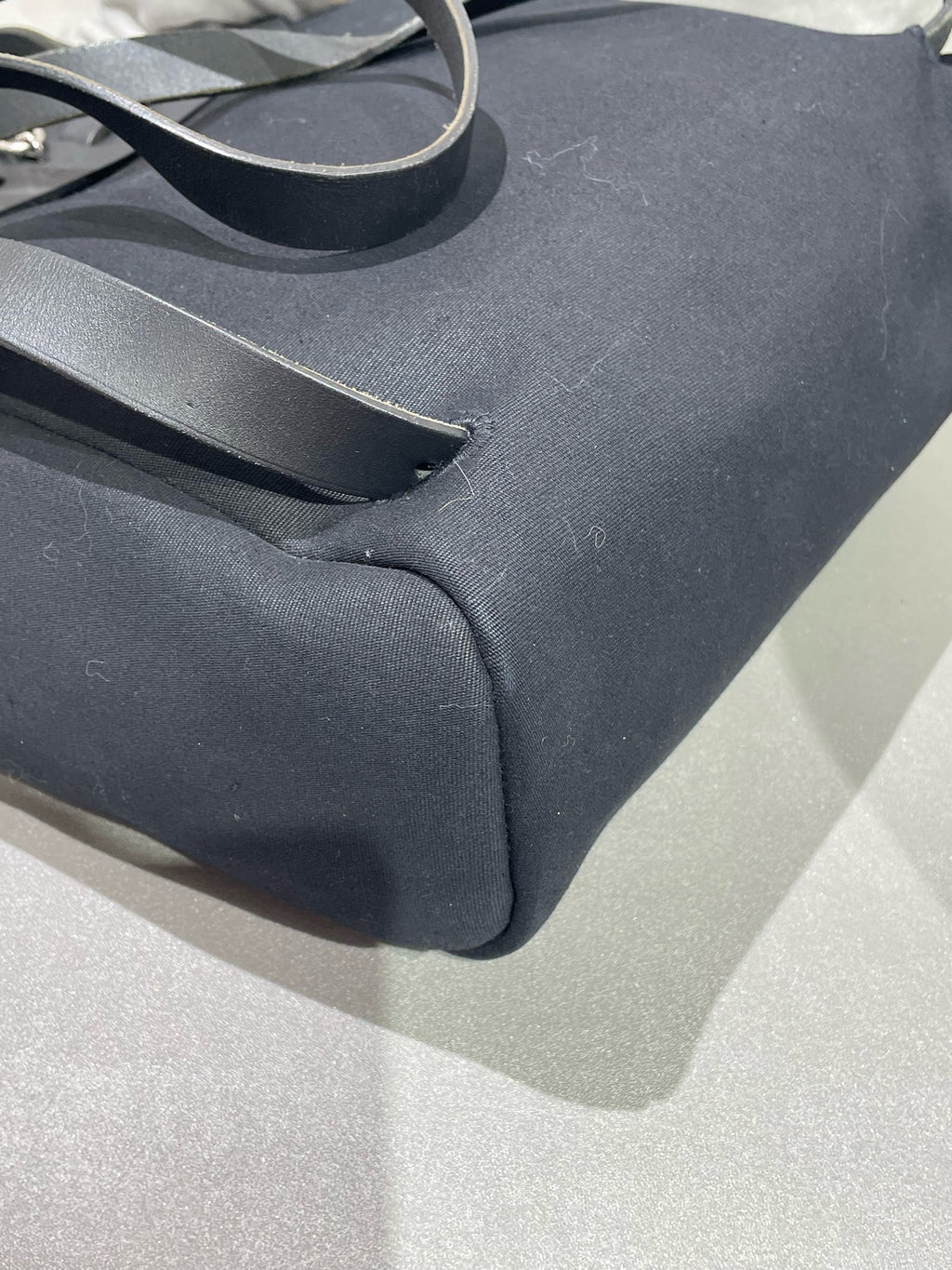 Hermes Canvas Black Backpack