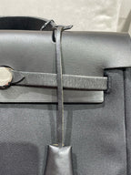 Hermes Canvas Black Backpack