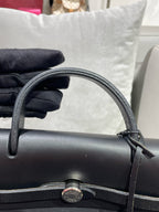 Hermes Canvas Black Backpack