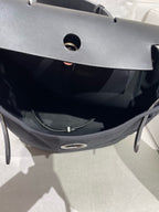 Hermes Canvas Black Backpack
