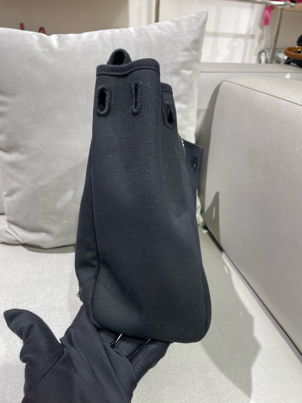 Hermes Canvas Black Backpack