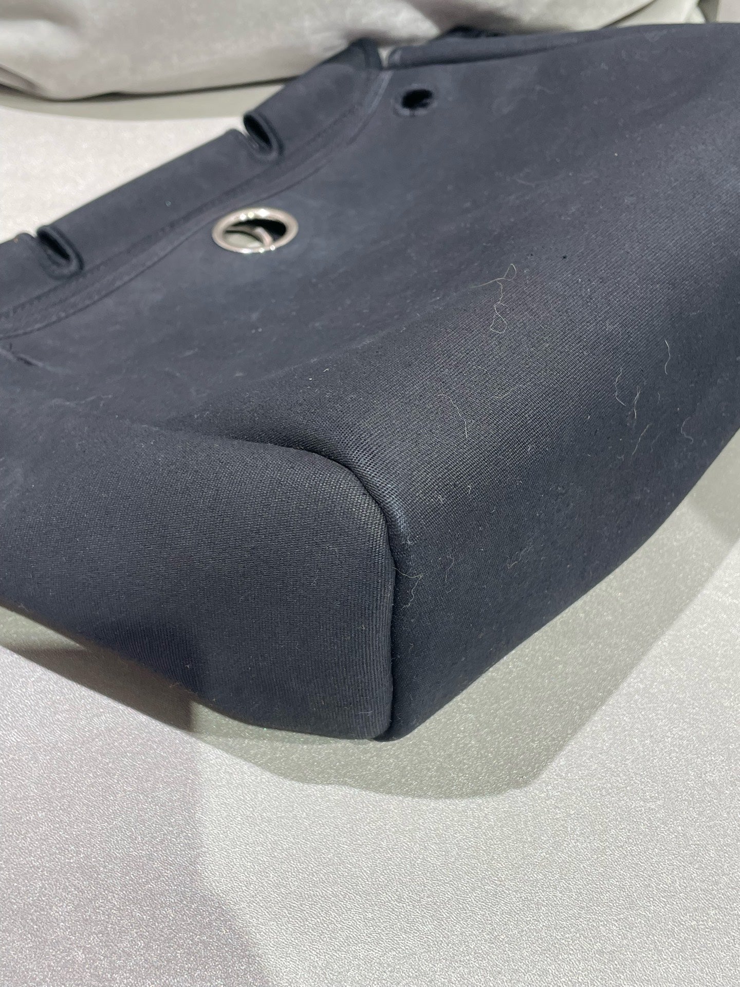 Hermes Canvas Black Backpack