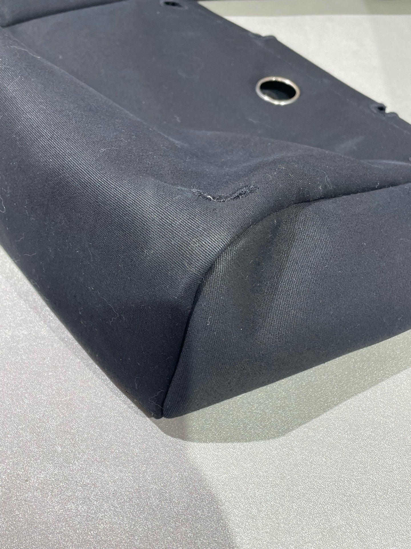 Hermes Canvas Black Backpack