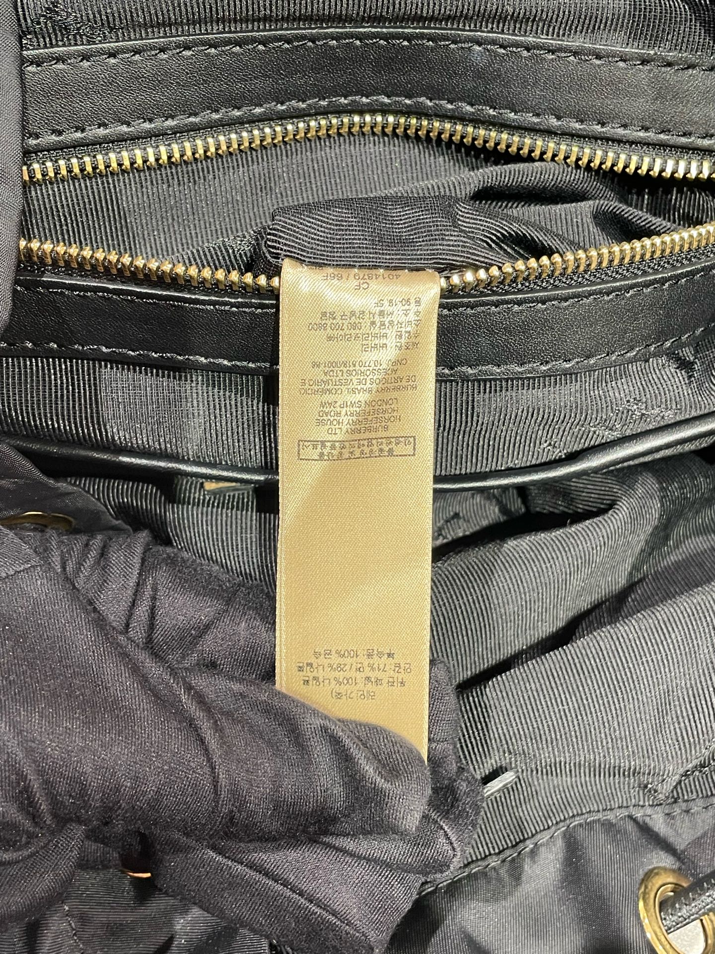 Burberry Black Backpack 40148791