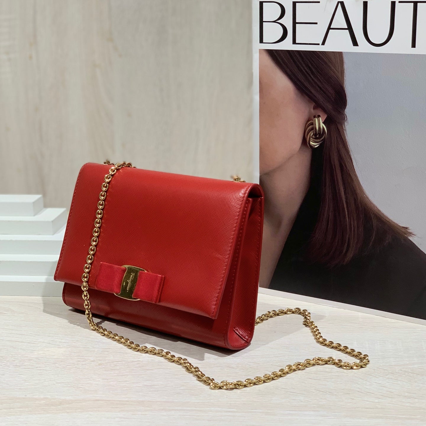 Salvatore Ferragamo Red Crossbody