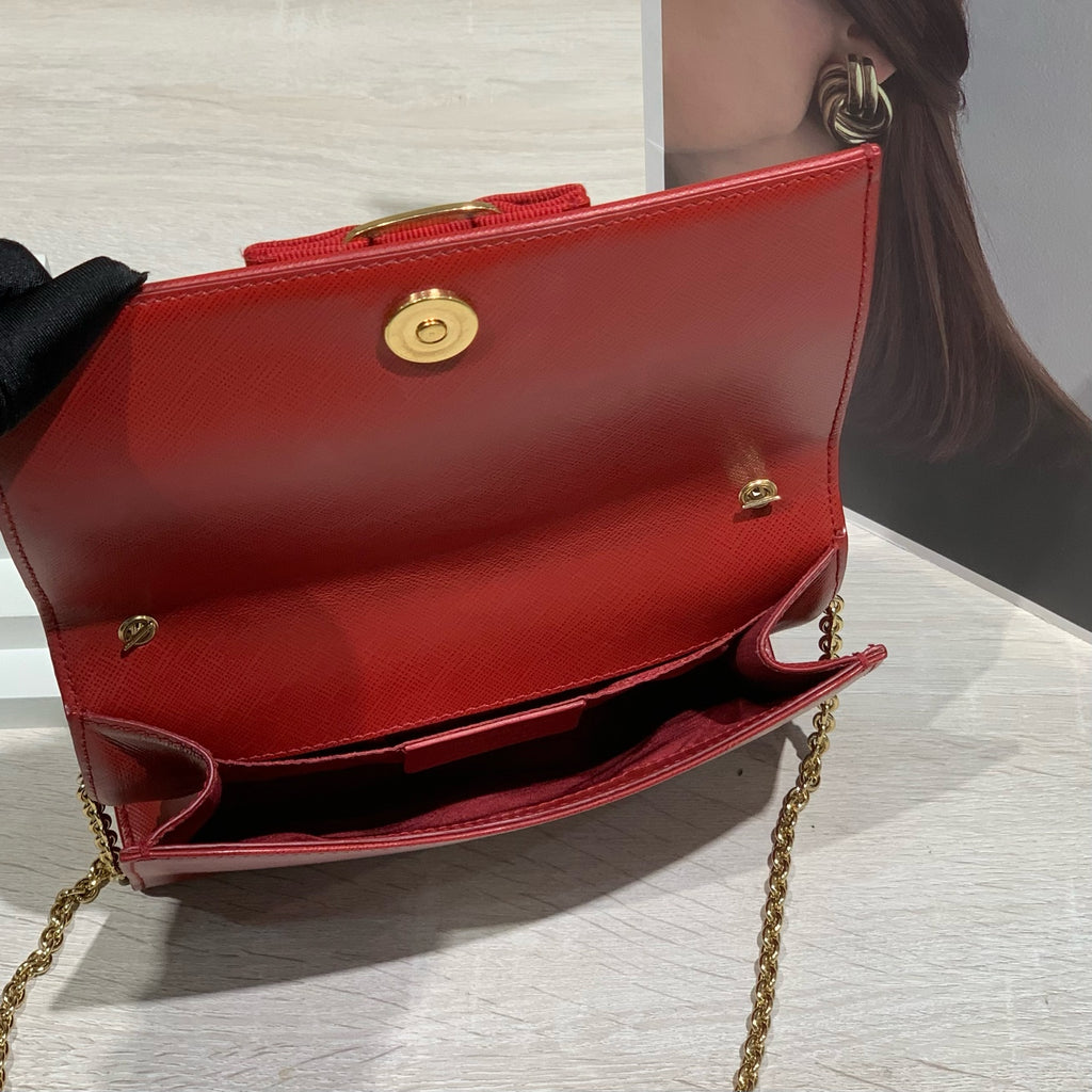 Salvatore Ferragamo Red Crossbody