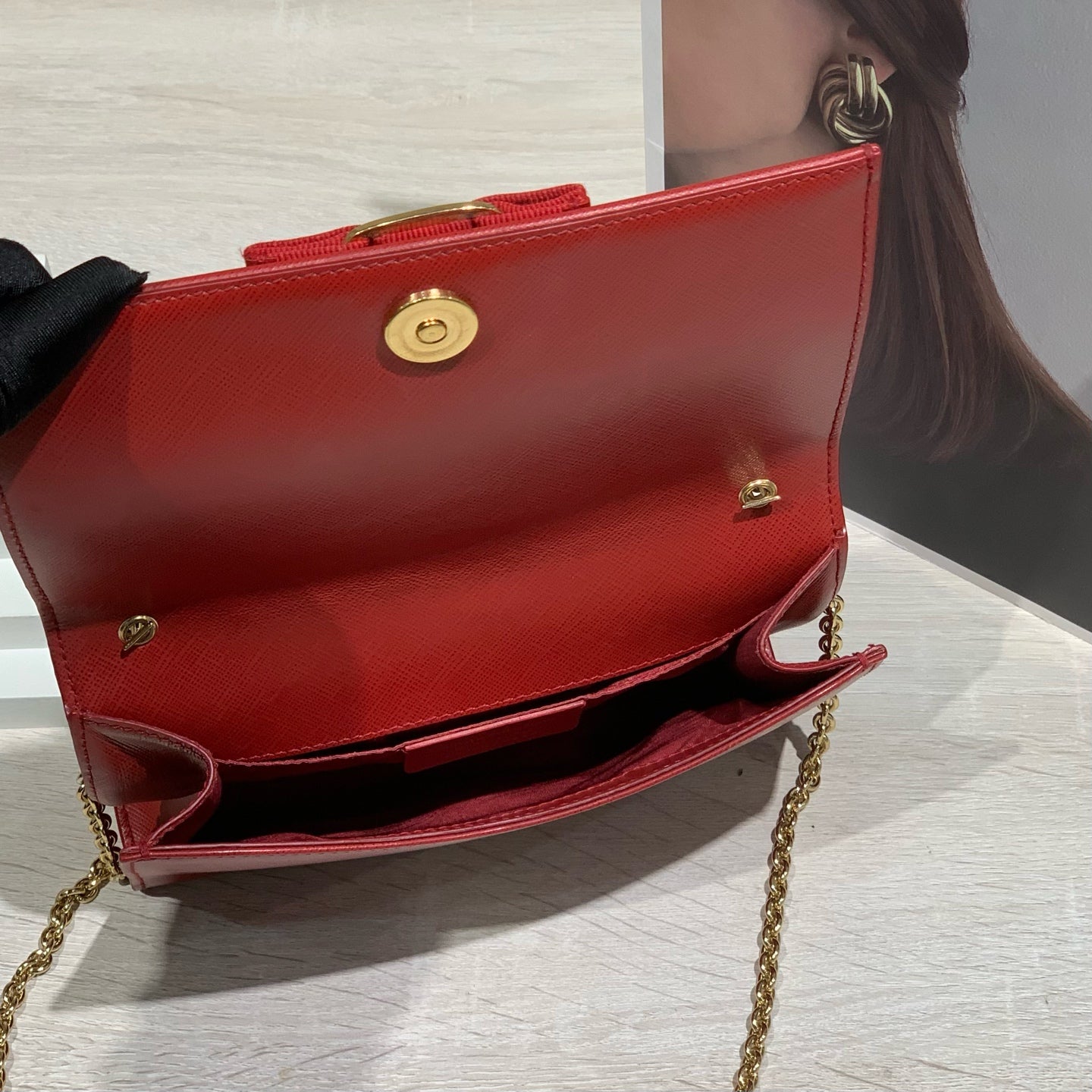 Salvatore Ferragamo Red Crossbody
