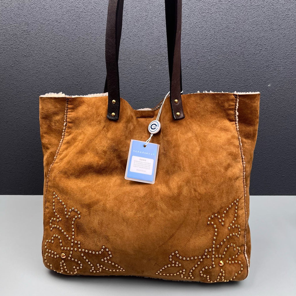 Miu Miu Alcantara Tote