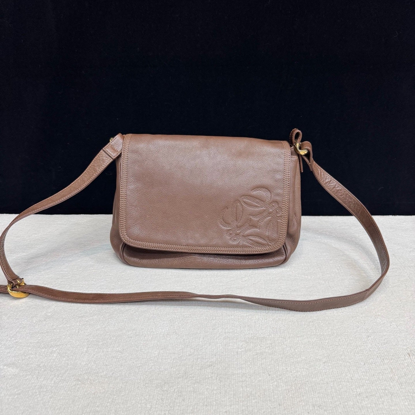 Loewe Brown Messenger Bag