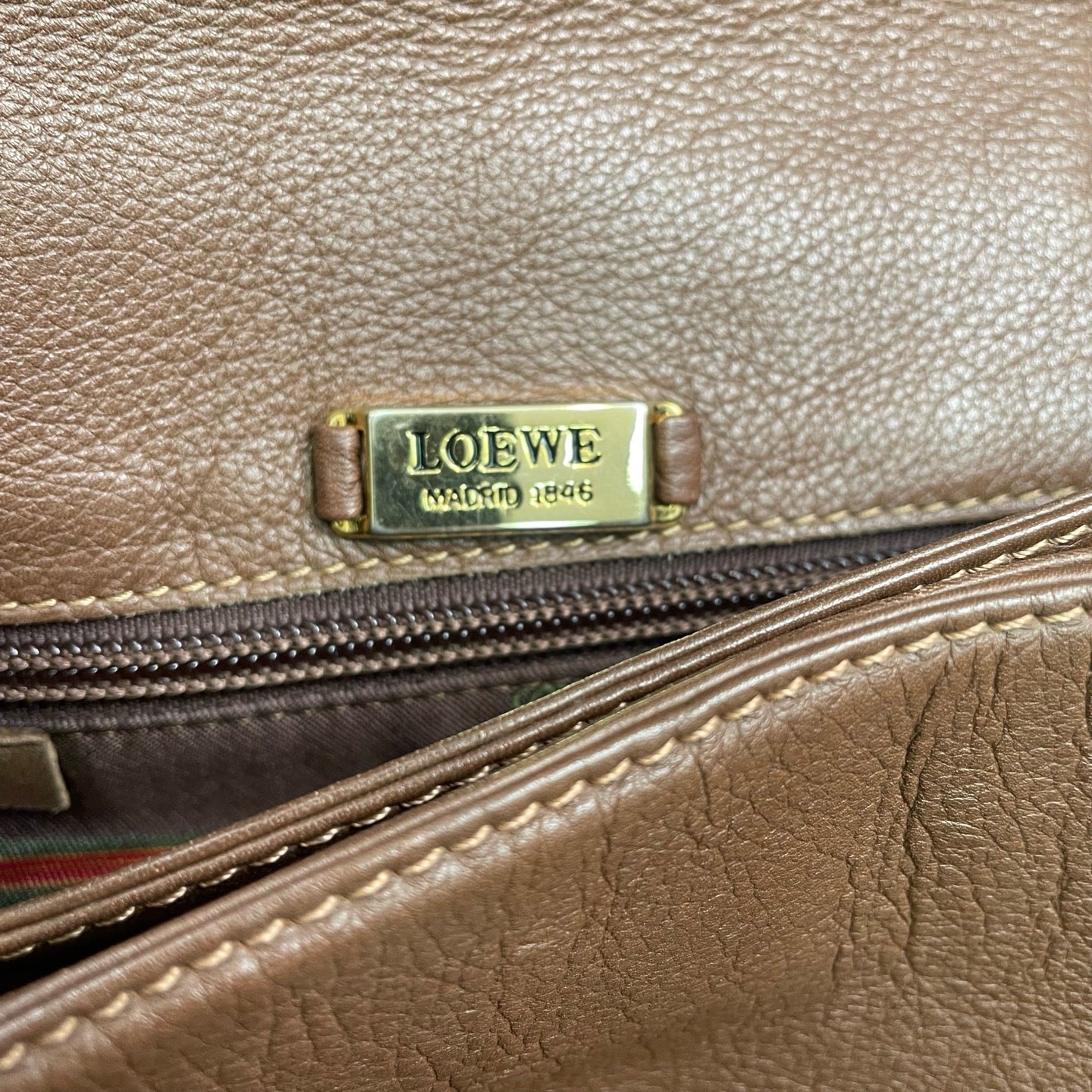 Loewe Brown Messenger Bag